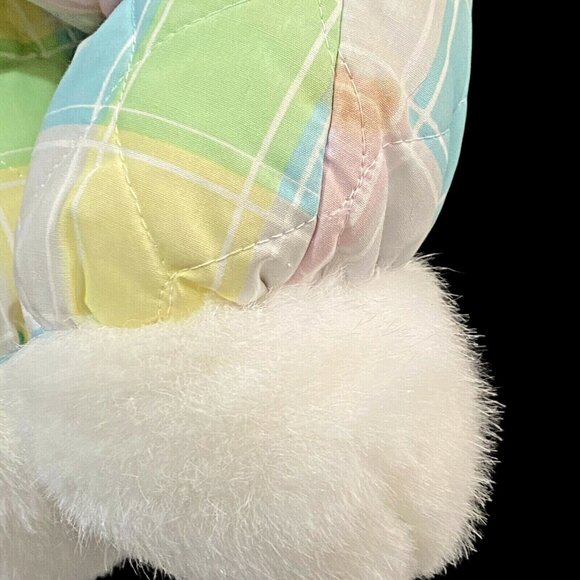 Dakin Cuddles Plush Teddy Bear 15" White Pastels Vintage Stuffed Animal - Picture 4 of 5